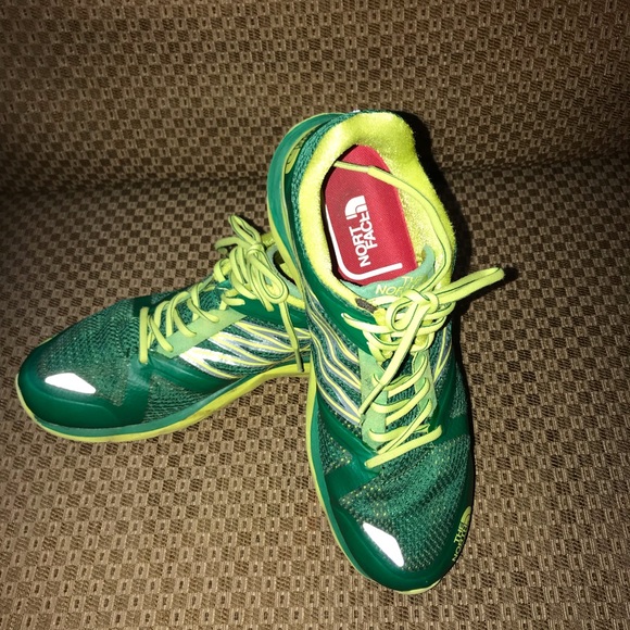 The North Face Shoes The North Face Green Athletic Sneakers Poshmark